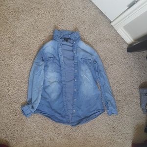 Blue button up shirt